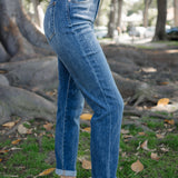 Margot High Rise Bleach Splash Boyfriend Jeans