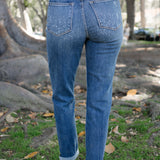 Margot High Rise Bleach Splash Boyfriend Jeans
