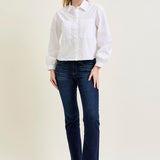 Elsy Whiskered Bootcut Jeans (29" Inseam)