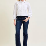 Elsy Whiskered Bootcut Jeans (29" Inseam)