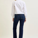 Elsy Whiskered Bootcut Jeans (29" Inseam)