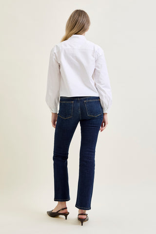 Elsy Whiskered Bootcut Jeans (29" Inseam)