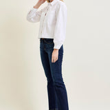 Elsy Whiskered Bootcut Jeans (29" Inseam)