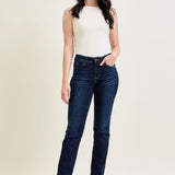 Elsy Whiskered Bootcut Jeans (32" Inseam)