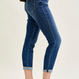 Addison Classic Cuffed Boyfriend Jeans