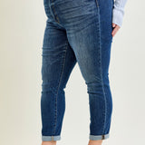 Addison Classic Cuffed Boyfriend Jeans- PLUS