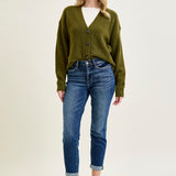 Addison Classic Cuffed Boyfriend Jeans