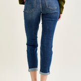 Addison Classic Cuffed Boyfriend Jeans