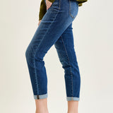 Addison Classic Cuffed Boyfriend Jeans