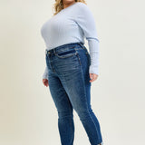 Addison Classic Cuffed Boyfriend Jeans- PLUS