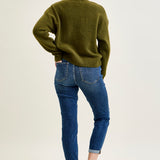 Addison Classic Cuffed Boyfriend Jeans