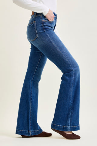 Penny Wide Hem Flare Jeans