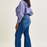 Penny Wide Hem Flare Jeans - PLUS