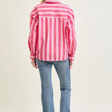 Violet High Rise Contrast Wash Bootcut Jeans