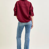 Dana High Rise Bootcut with Fray Hem