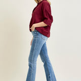 Dana High Rise Bootcut with Fray Hem