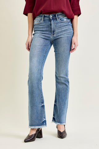 Dana High Rise Bootcut with Fray Hem