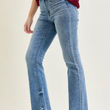 Dana High Rise Bootcut with Fray Hem