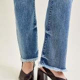 Dana High Rise Bootcut with Fray Hem