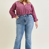 Dana High Rise Bootcut with Fray Hem - PLUS