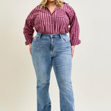 Dana High Rise Bootcut with Fray Hem - PLUS