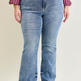 Dana High Rise Bootcut with Fray Hem - PLUS