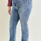 Dana High Rise Bootcut with Fray Hem - PLUS