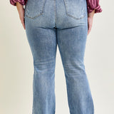 Dana High Rise Bootcut with Fray Hem - PLUS