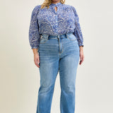 Aliana High Rise Trouser Straight Fit Jeans - PLUS