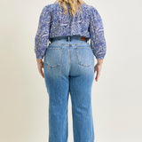 Aliana High Rise Trouser Straight Fit Jeans - PLUS