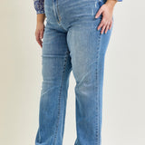 Aliana High Rise Trouser Straight Fit Jeans - PLUS