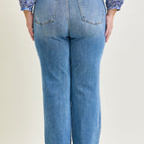 Aliana High Rise Trouser Straight Fit Jeans - PLUS