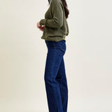 Chloe High Rise Vintage & Back Darts Straight Leg Jeans