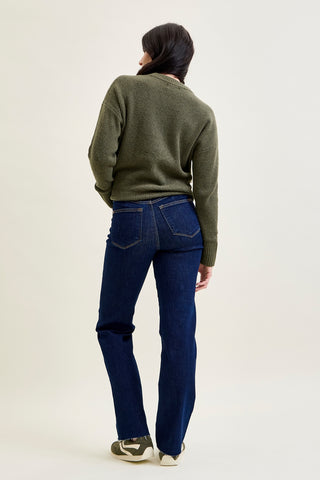 Kimberly Vintage & Back Darts Straight Leg Jeans