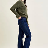 Chloe High Rise Vintage & Back Darts Straight Leg Jeans
