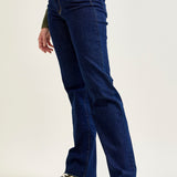 Chloe High Rise Vintage & Back Darts Straight Leg Jeans