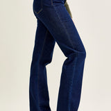 Chloe High Rise Vintage & Back Darts Straight Leg Jeans