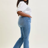 Kaya High Rise Classic Contrast Wash Bootcut - PLUS