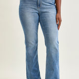 Kaya High Rise Classic Contrast Wash Bootcut - PLUS