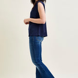 Natalie Mid Rise Non-Distressed Hem Bootcut Jeans