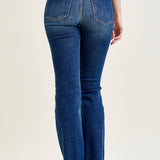 Natalie Mid Rise Non-Distressed Hem Bootcut Jeans