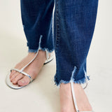 Natalie Mid Rise Non-Distressed Hem Bootcut Jeans