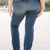 Natalie Mid Rise Non-Distressed Hem Bootcut Jeans - PLUS