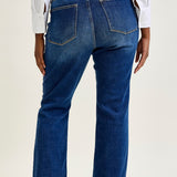 Natalie Mid Rise Non-Distressed Hem Bootcut Jeans - PLUS