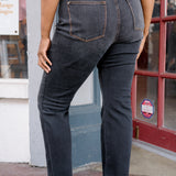 Baylee High Rise Released Hem Slim Bootcut Jeans - PLUS