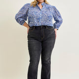 Baylee High Rise Released Hem Slim Bootcut Jeans - PLUS