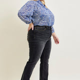 Baylee High Rise Released Hem Slim Bootcut Jeans - PLUS