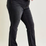 Baylee High Rise Released Hem Slim Bootcut Jeans - PLUS