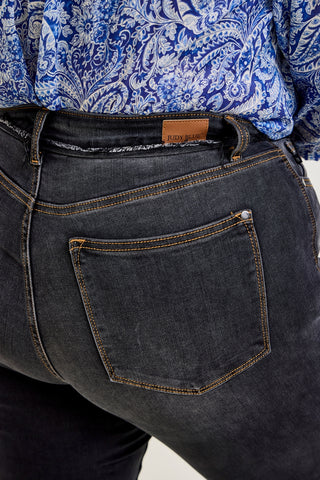 Baylee High Rise Released Hem Slim Bootcut Jeans - PLUS