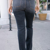 Baylee High Rise Released Hem Slim Bootcut Jeans